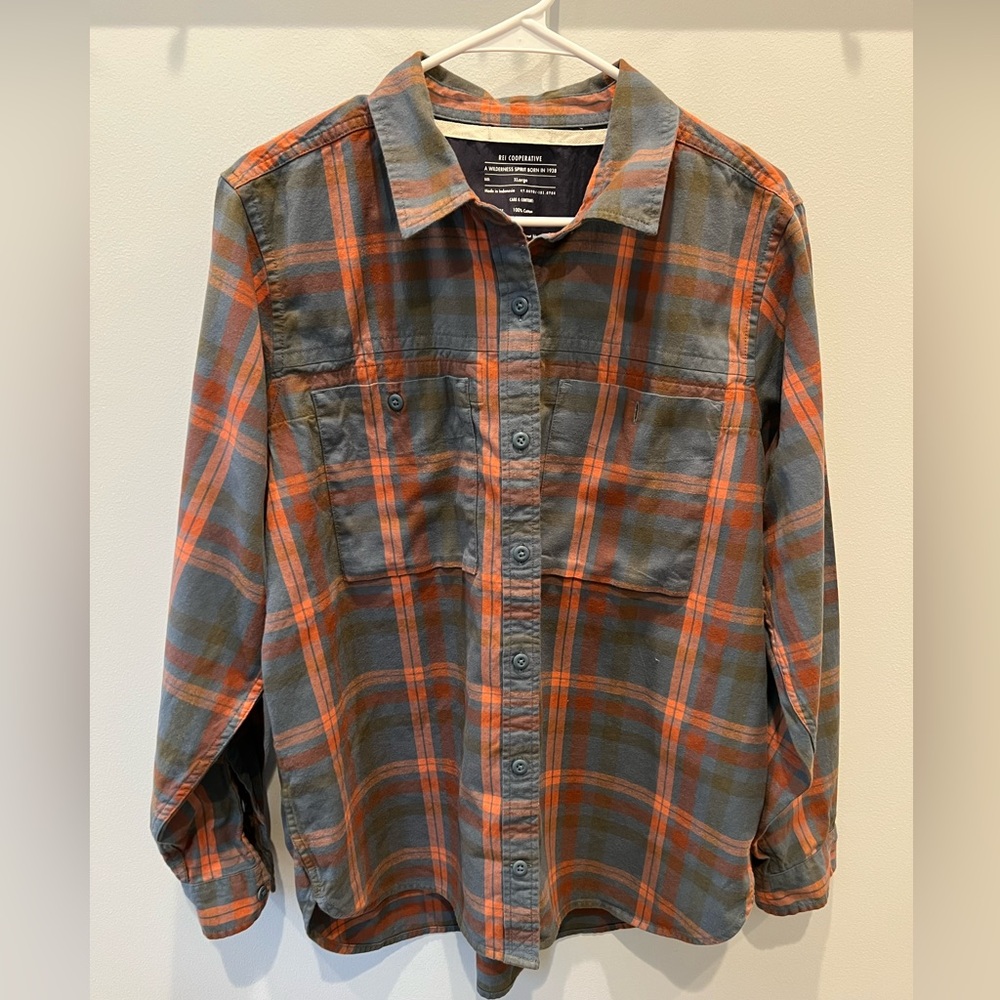 REI Wallace Lake Flannel Shirt - Women's XL